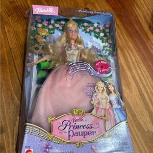 Barbie Princess Anneliese Doll with Pink Gown 2004